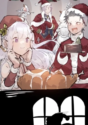 Эмилия х Субару фута (Рождество)